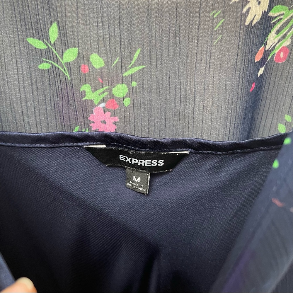 Express Floral Dress with Slip - Picture 6 of 13